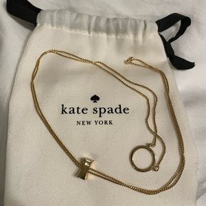 Kate Spade gold necklace